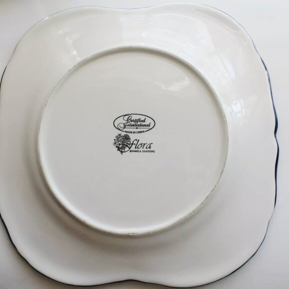 Certified International Pamela Gladding Flora Pattern Decorative Plate, 11.25" - Picture 3 of 6